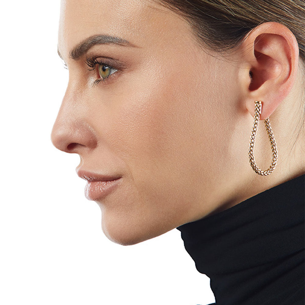 Fope Essentials Flex'it Medium Mesh Chain Earrings