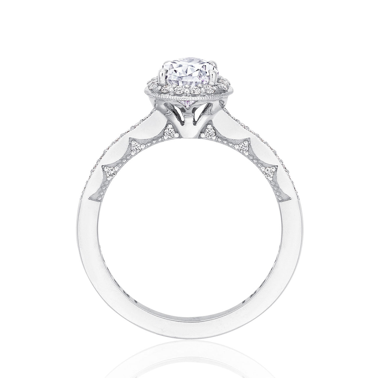 Tacori Coastal Pear Shape Bloom Engagement Ring