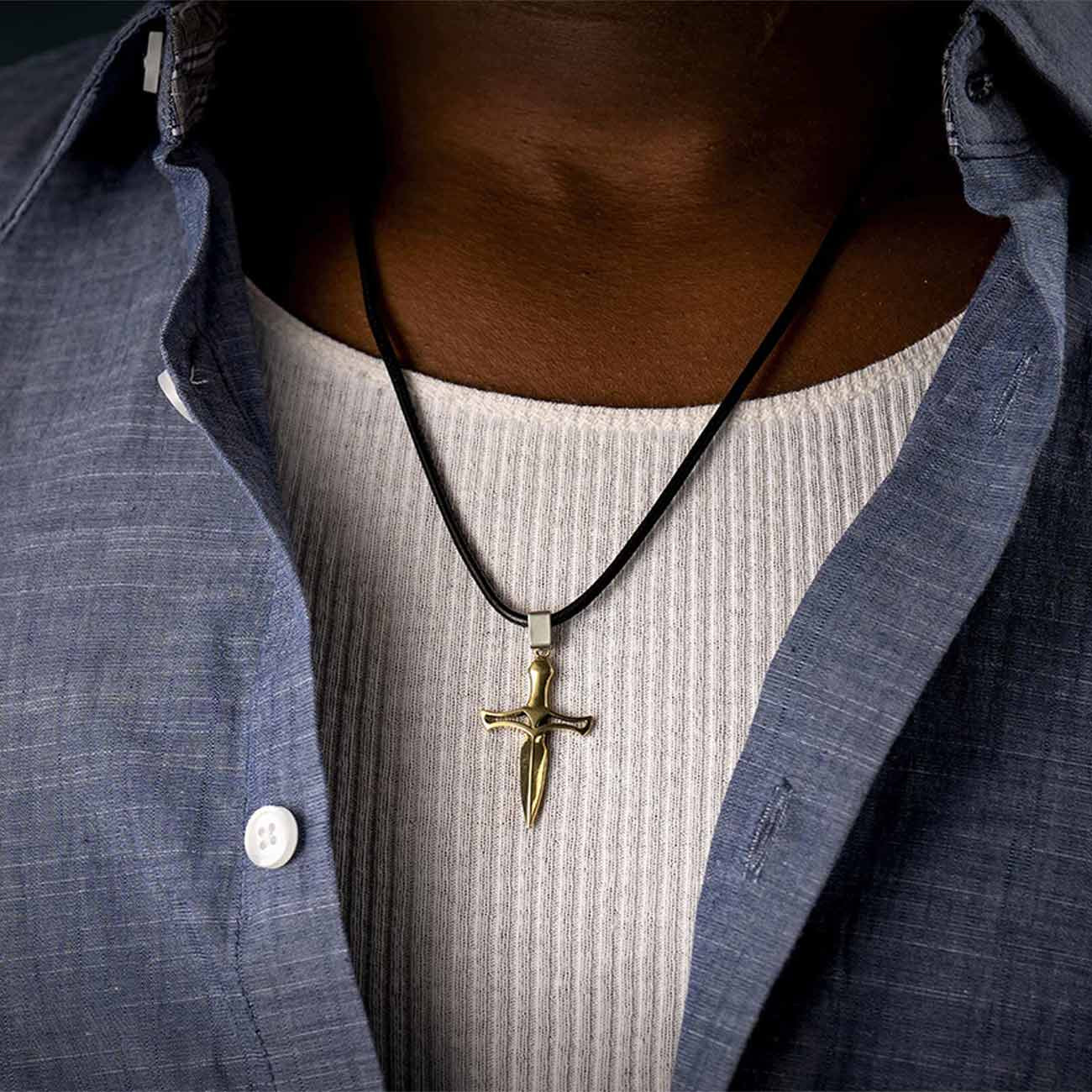 William Henry Bandit Dagger Pendant Necklace