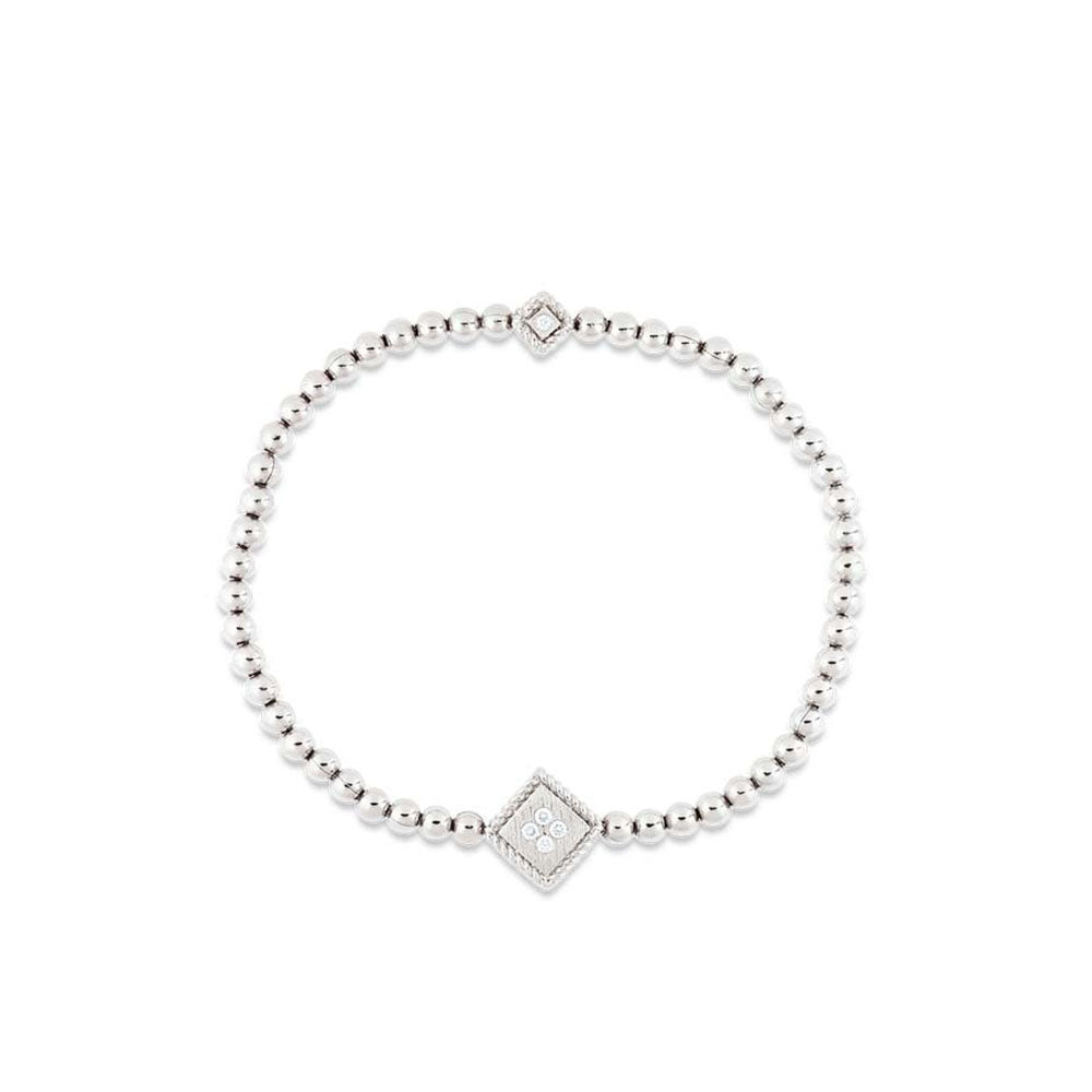 Roberto Coin Palazzo Ducale Diamond Bead Bracelet