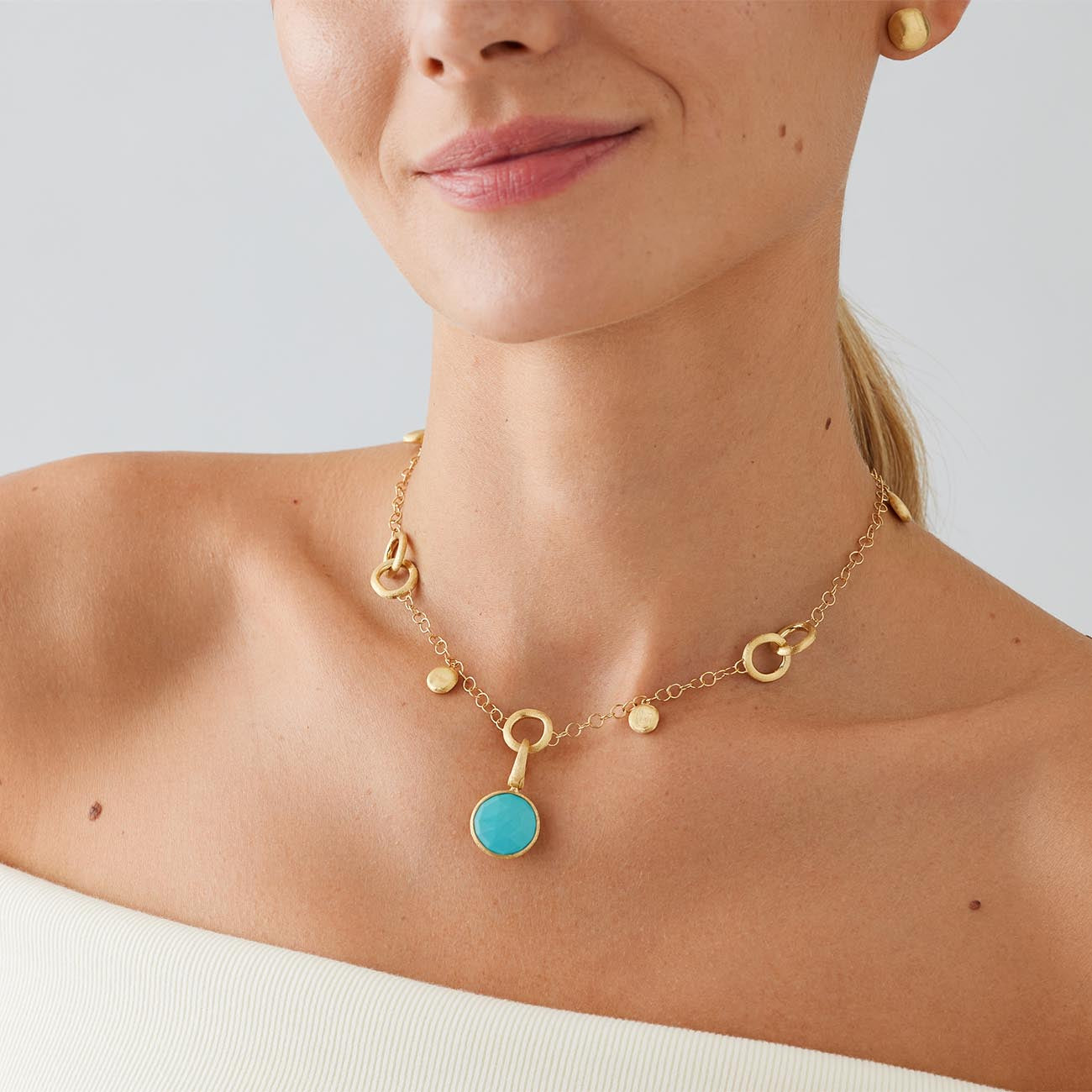 Marco Bicego Jaipur Small Turquoise Charm