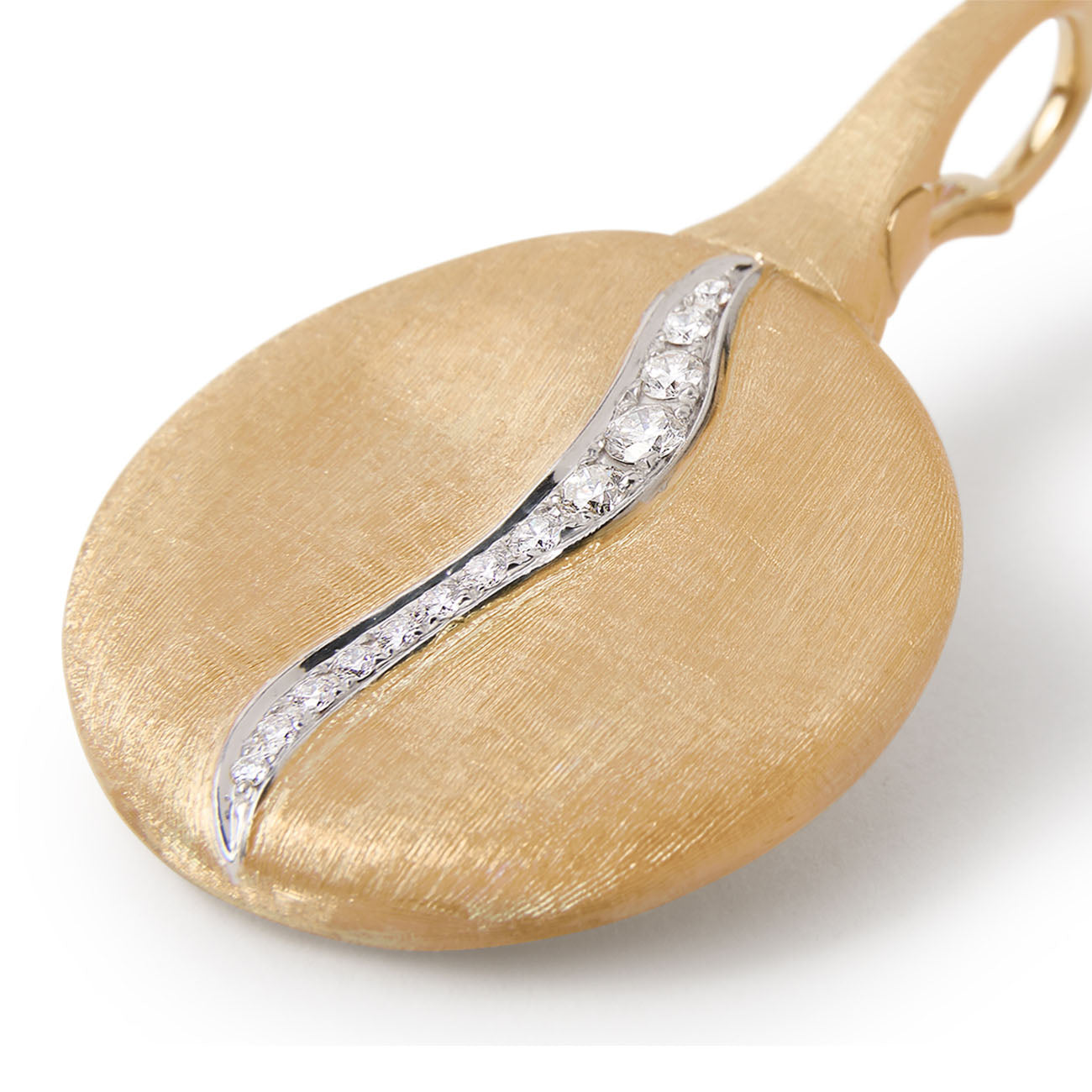 Marco Bicego Jaipur Large Gold Diamond Charm