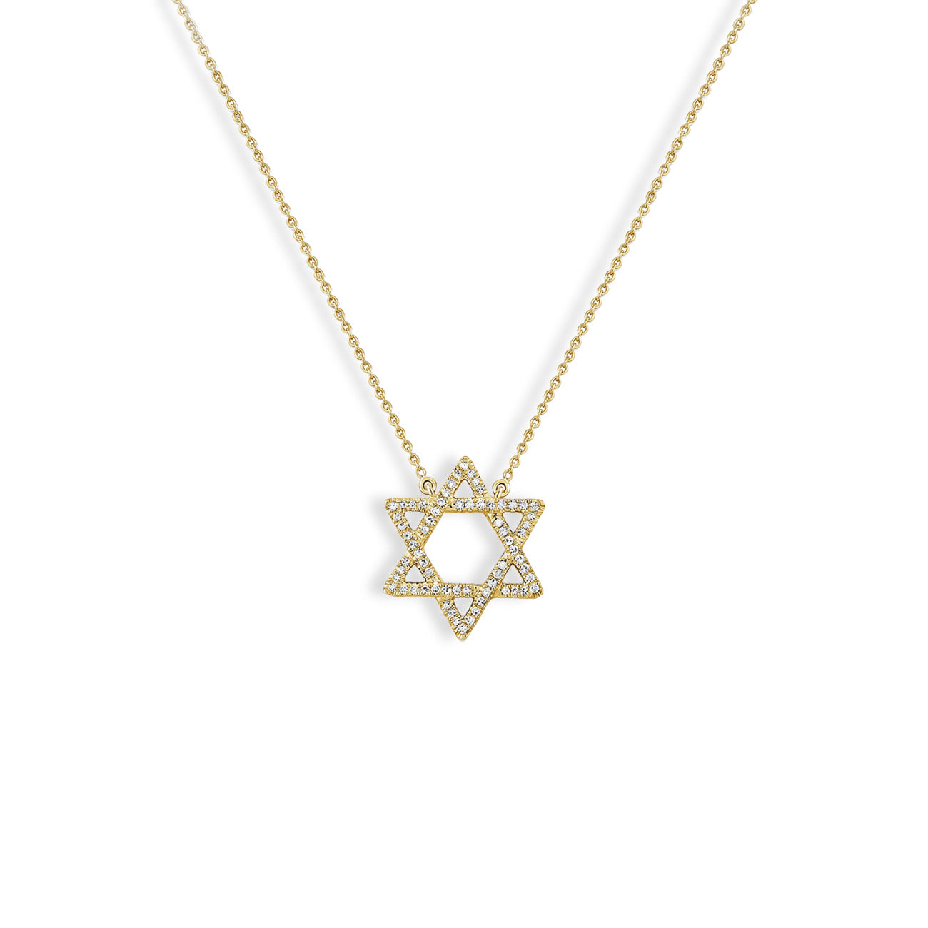 .20 Carat Diamond Star of David Pendant Necklace