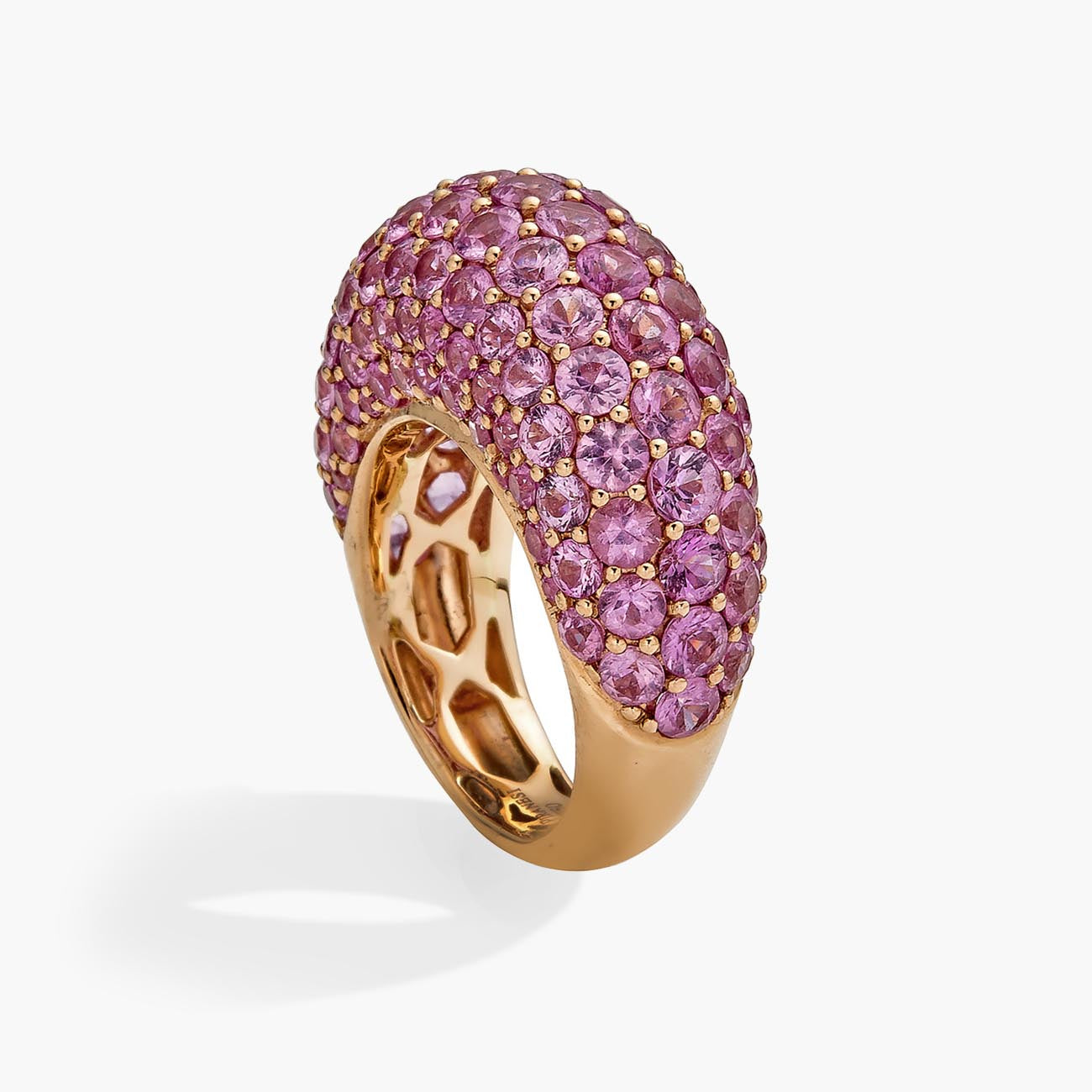 Piranesi Pink Sapphire Dome Ring