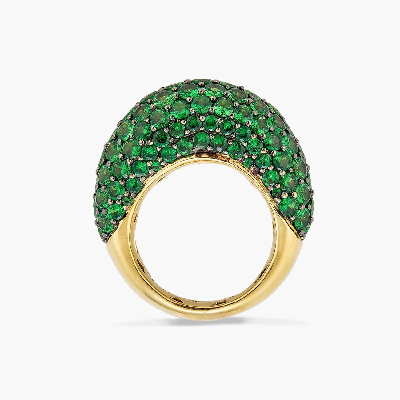 Piranesi Tsavorite Gemstone Dome Ring
