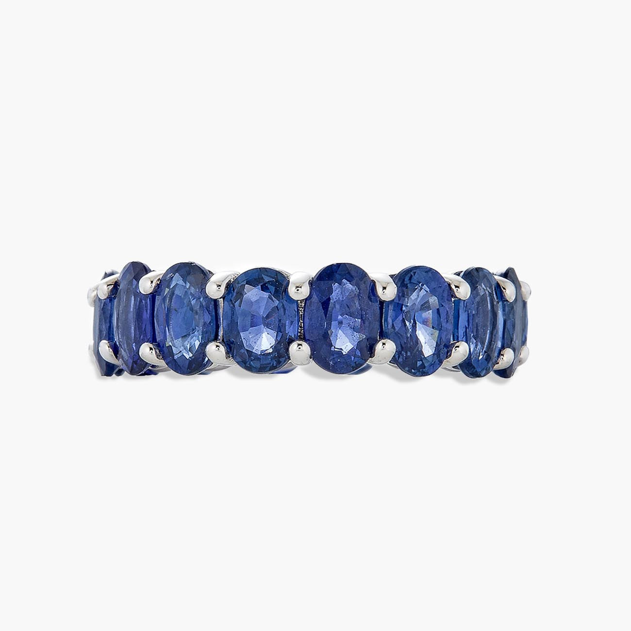 Piranesi Blue Sapphire Oval Eternity Ring