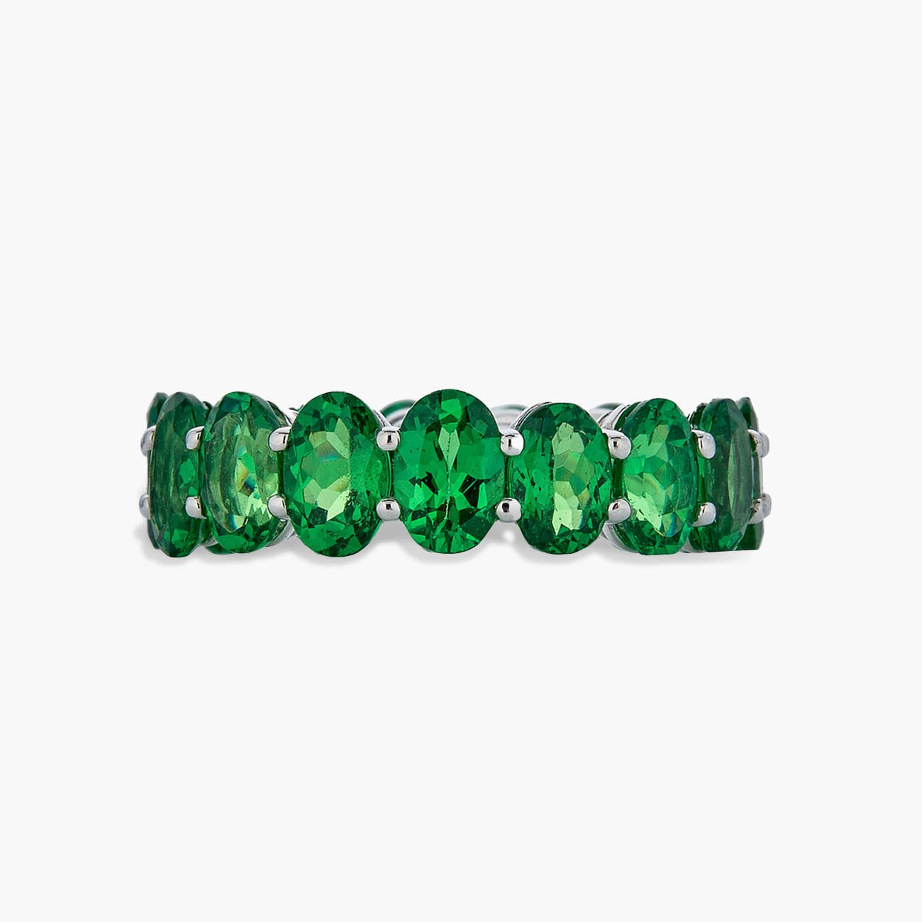 Piranesi Tsavorite Oval Eternity Ring