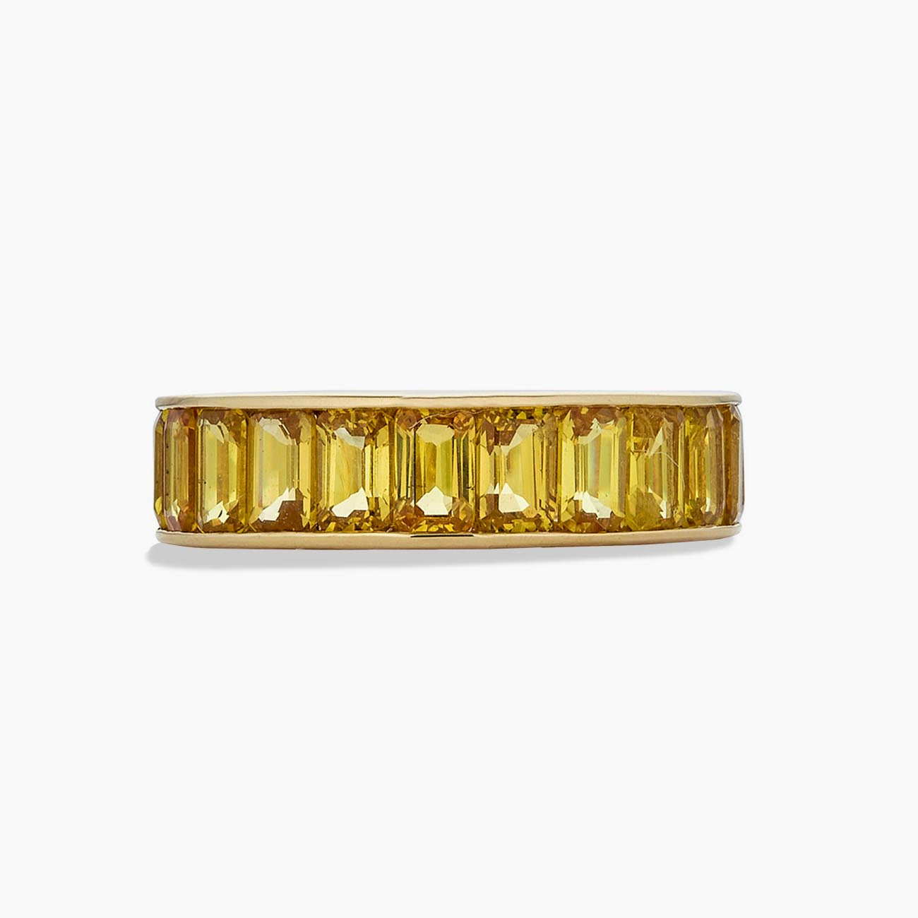 Piranesi Yellow Sapphire Eternity Ring
