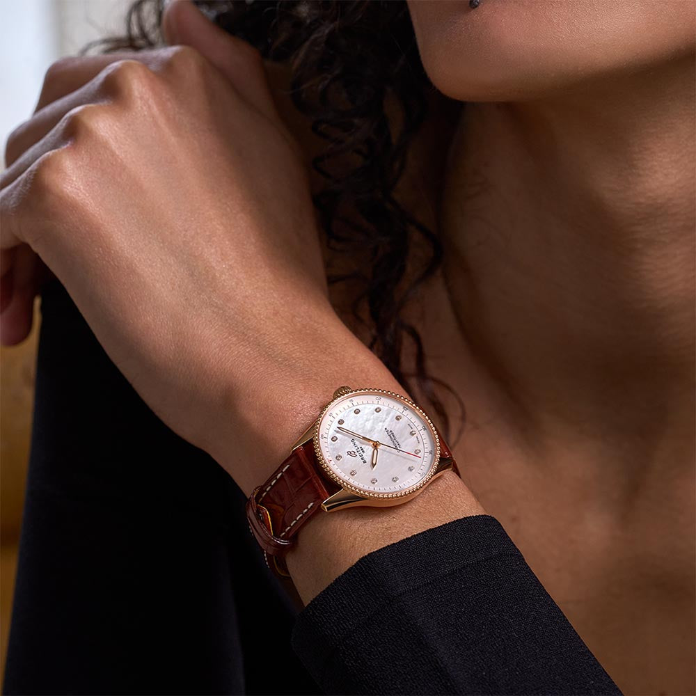 Breitling Navitimer 18K Red Gold on Strap - 32mm