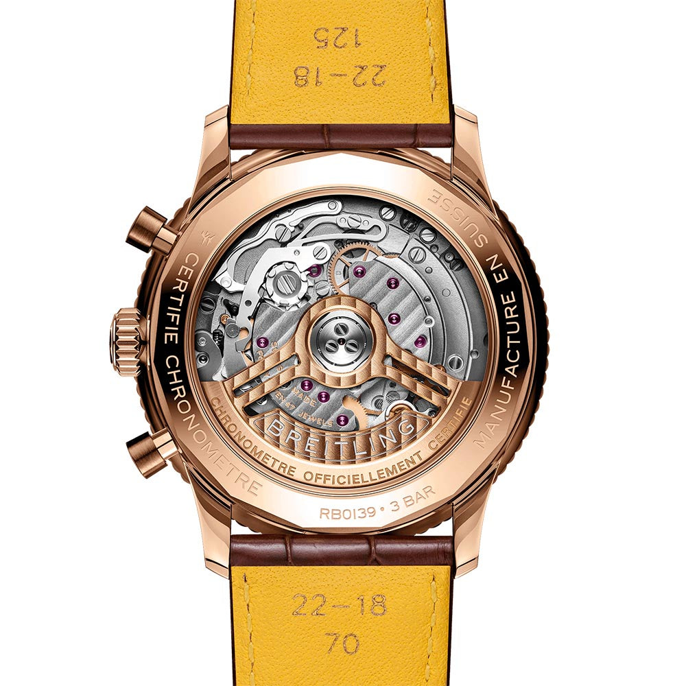 Breitling Diamond Bezel Navitimer B01 Red Gold - 41mm