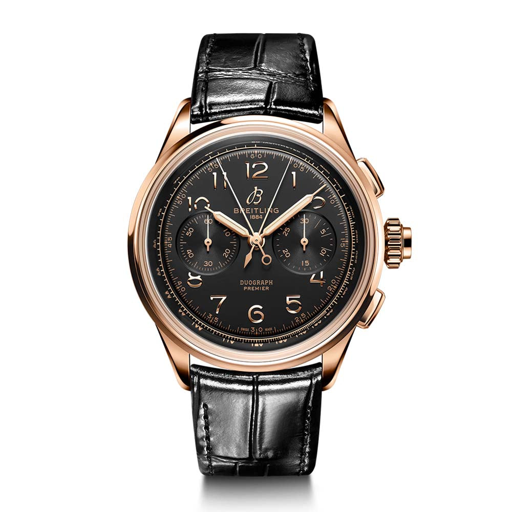 Breitling Premier Heritage Duograph in 18K Gold - 42mm