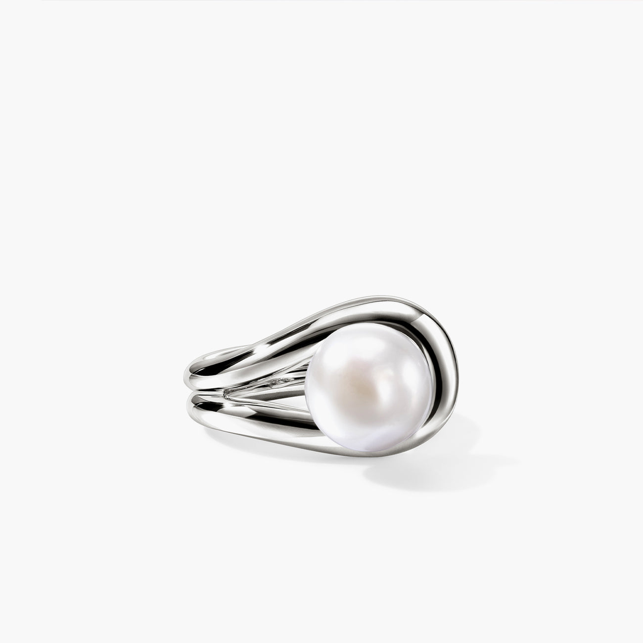John Hardy Surf Fresh Water Pearl Sterling Silver Ring
