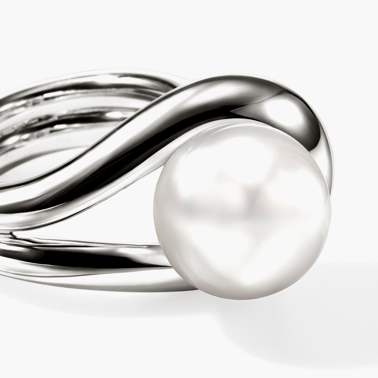 John Hardy Surf Fresh Water Pearl Sterling Silver Ring