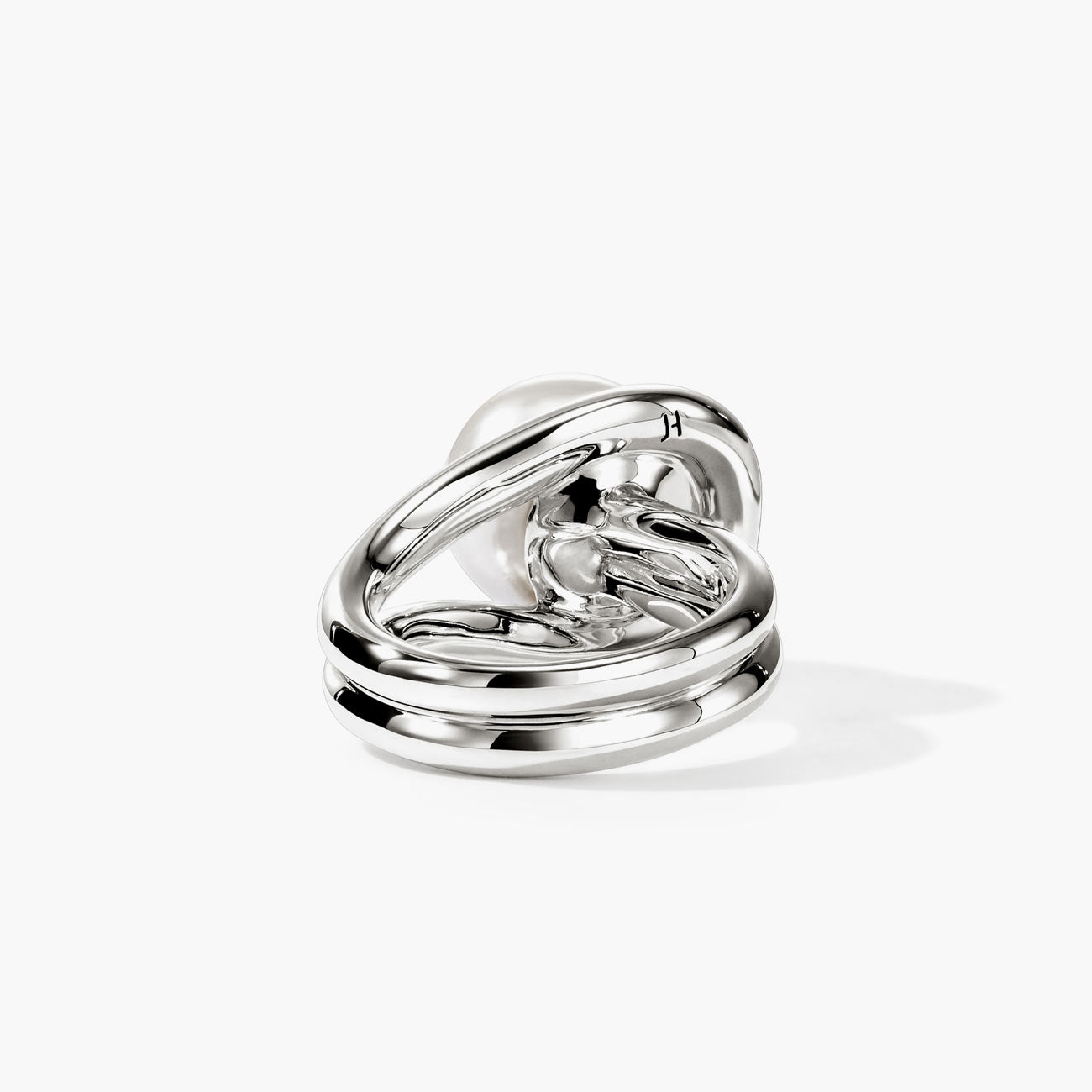 John Hardy Surf Fresh Water Pearl Sterling Silver Ring