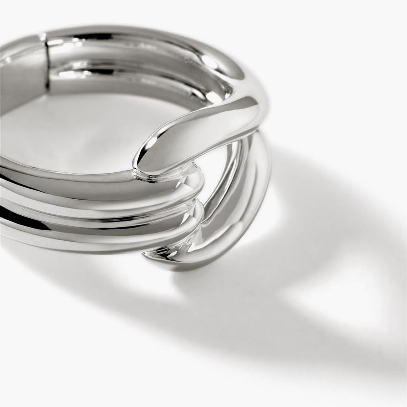 John Hardy Surf Silver Ring