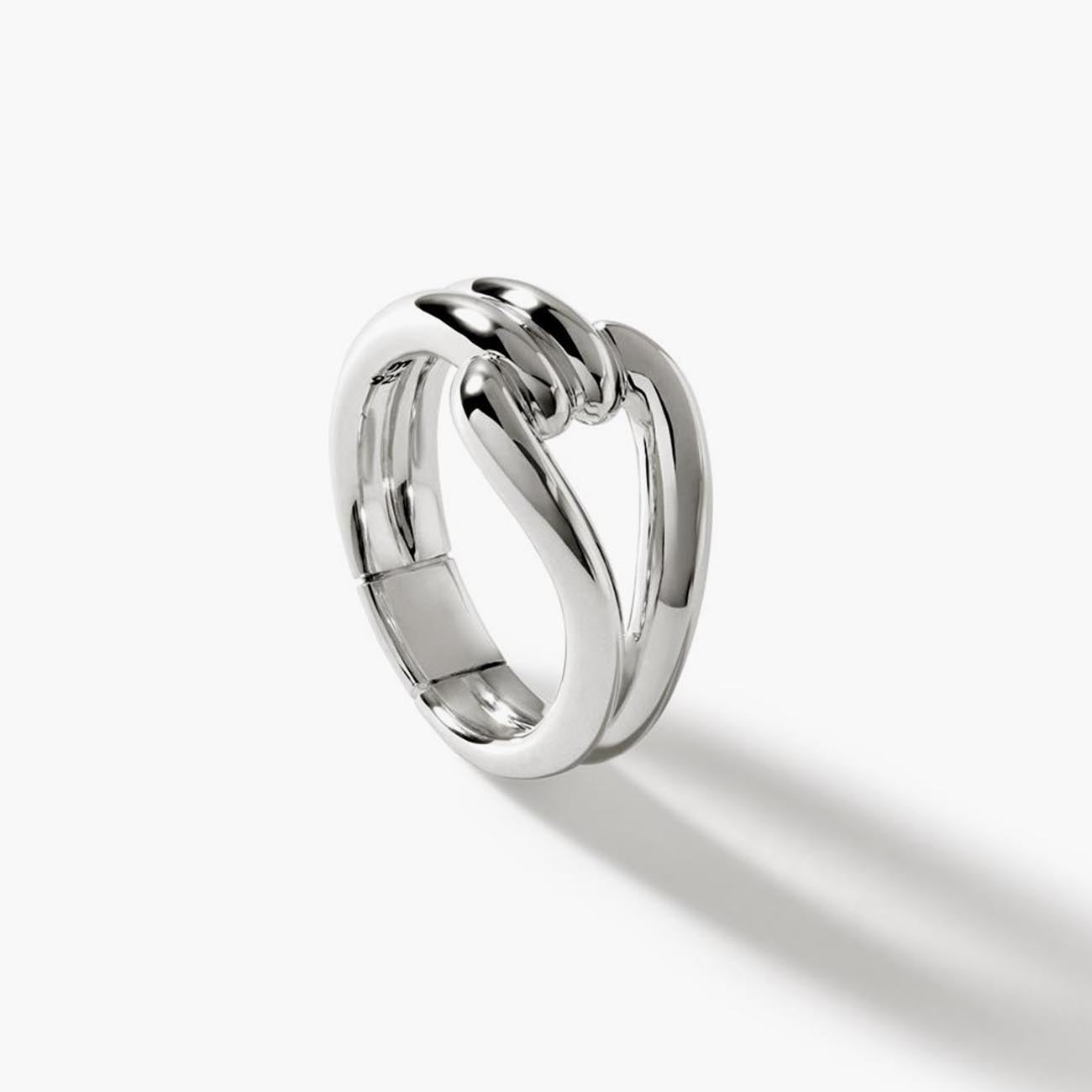John Hardy Surf Silver Ring