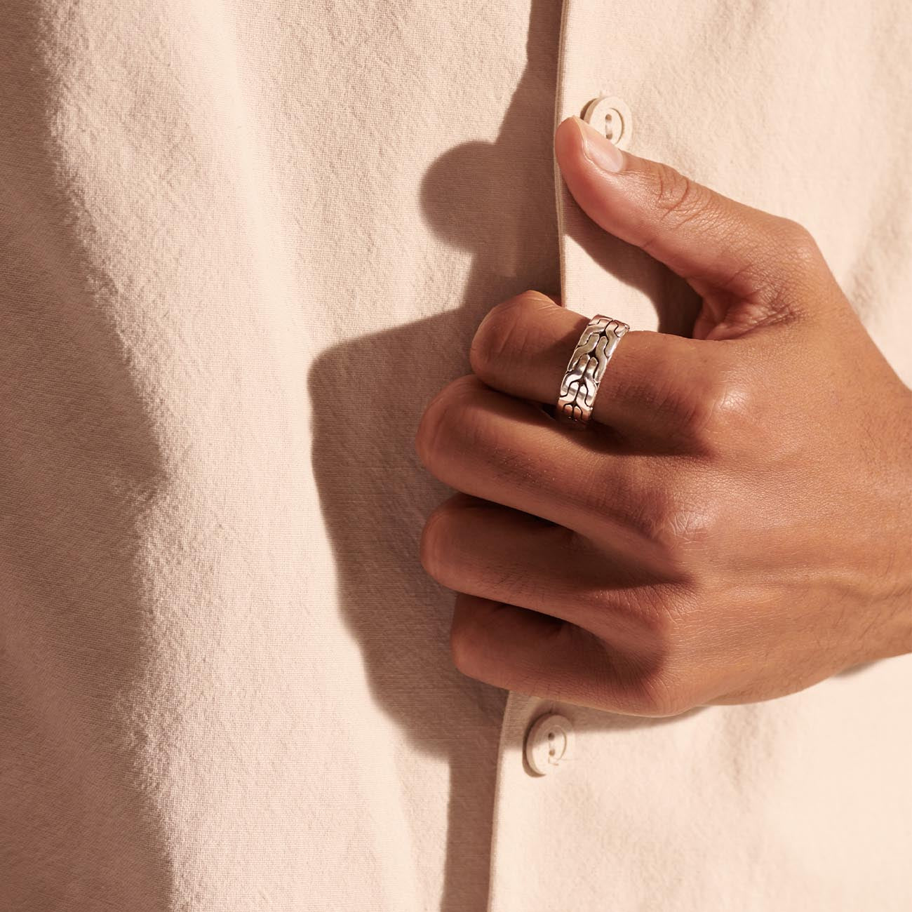 John Hardy Classic Chain Band Ring