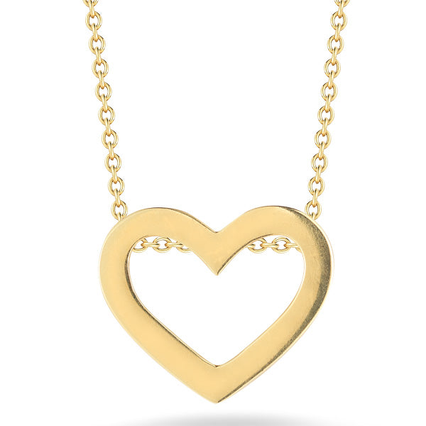 Roberto Coin Tiny Treasures 18kt Yellow Gold Heart Pendant