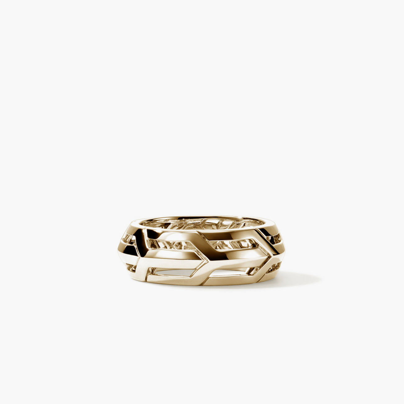 John Hardy Icon 50 14K Yellow Gold Ring - 8mm