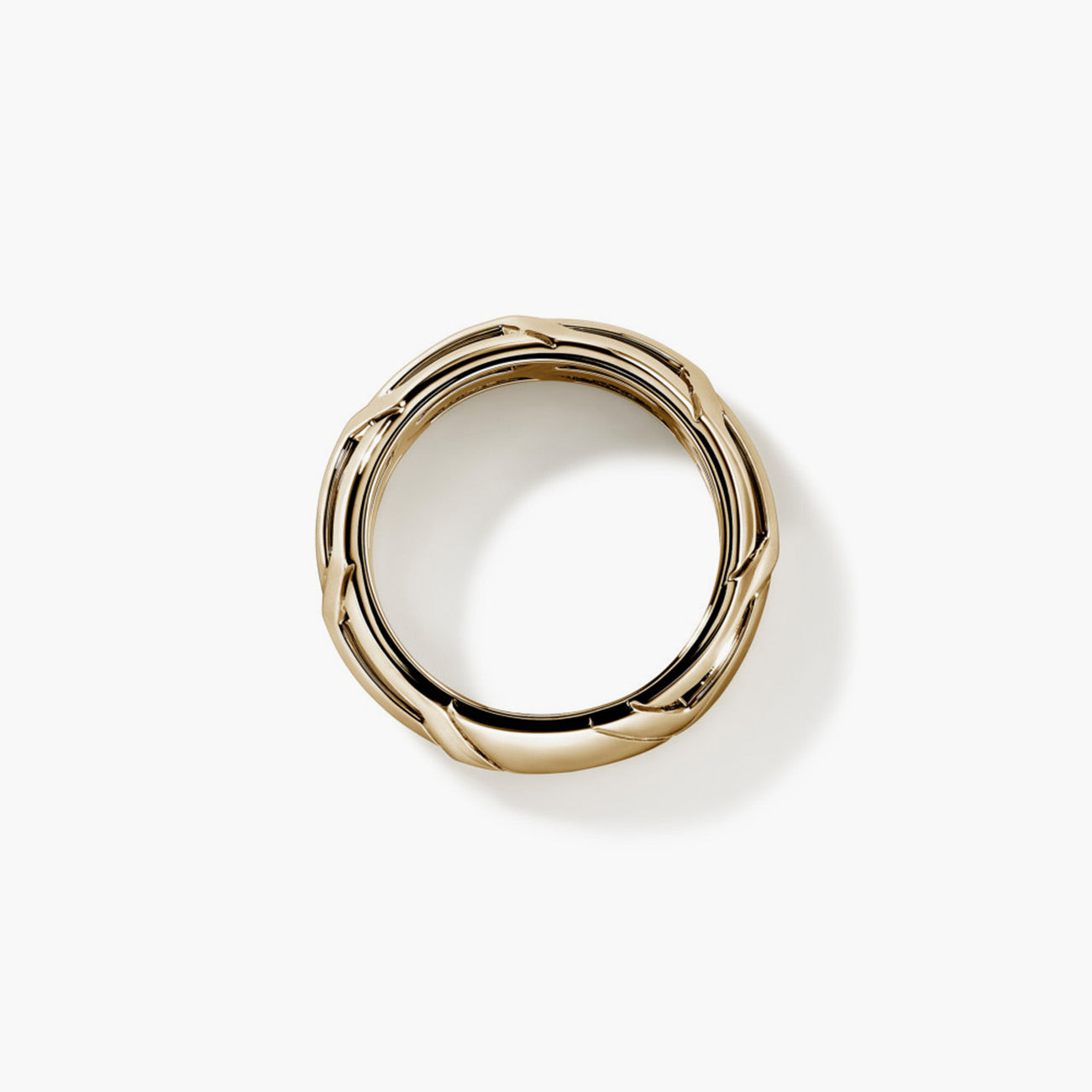 John Hardy Icon 50 14K Yellow Gold Ring - 8mm