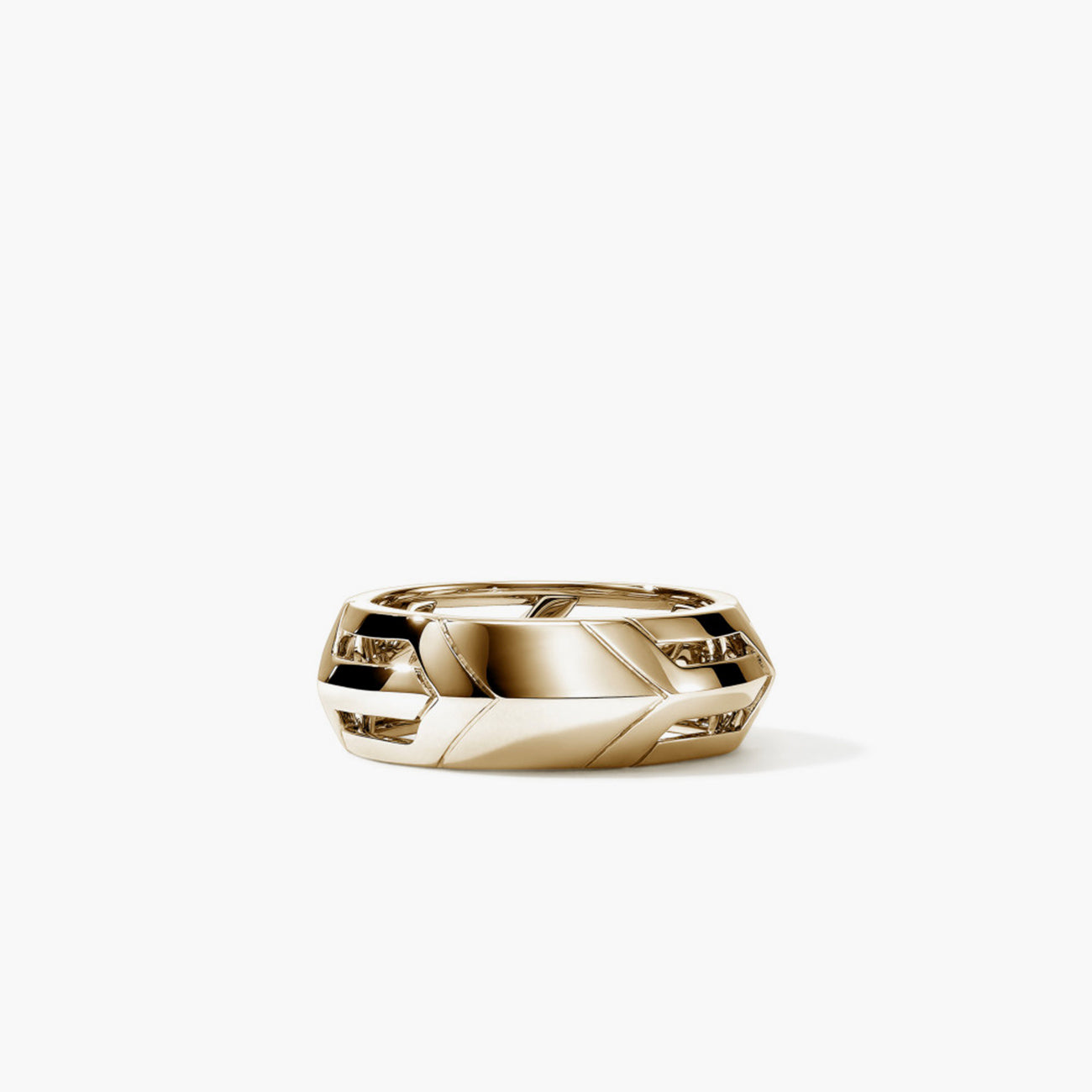 John Hardy Icon 50 14K Yellow Gold Ring - 8mm
