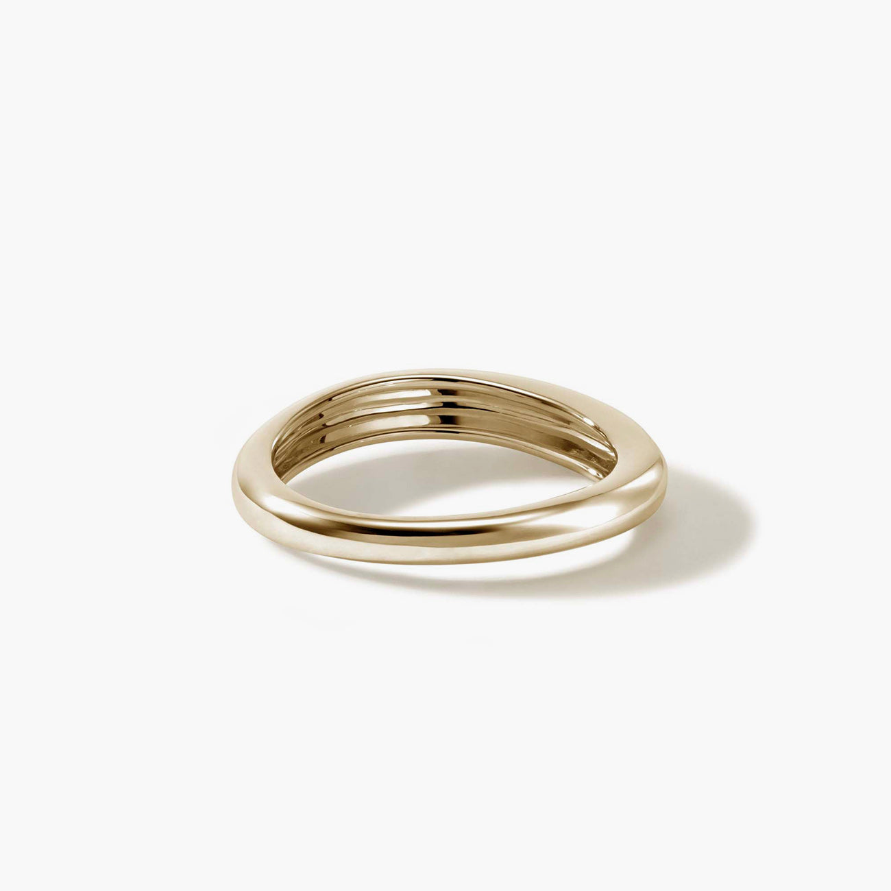 John Hardy Surf Scattered Diamond Slim Ring in 14K Yellow Gold