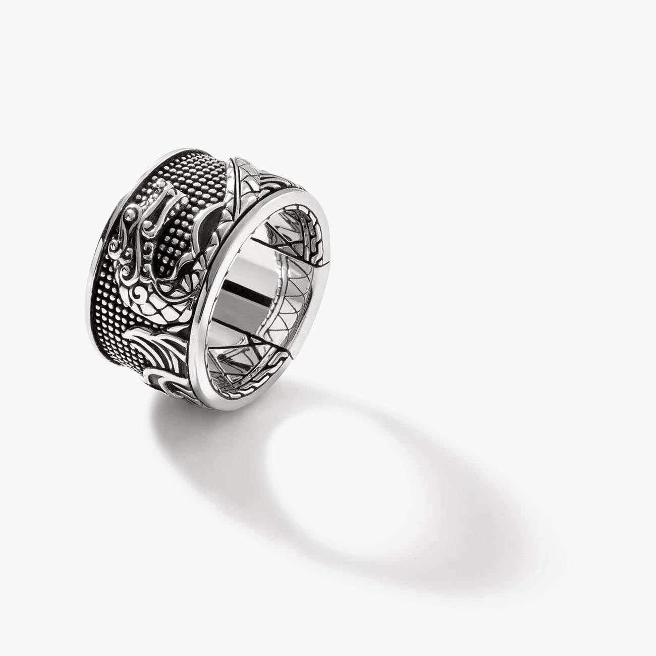 John Hardy Legends Naga Silver 14mm Band