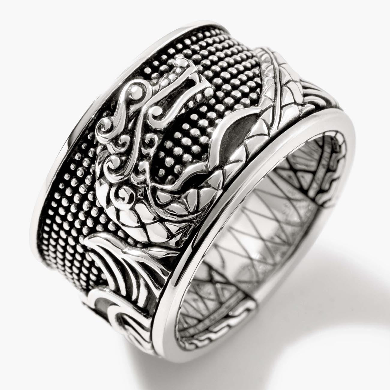 John Hardy Legends Naga Silver 14mm Band