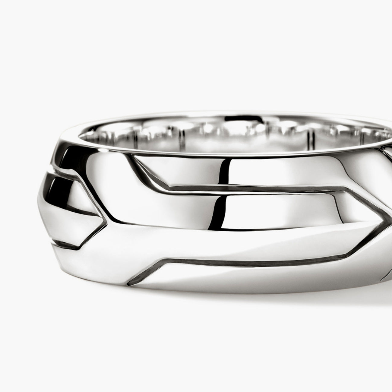 John Hardy Icon 50 Silver 9mm Ring - 9mm