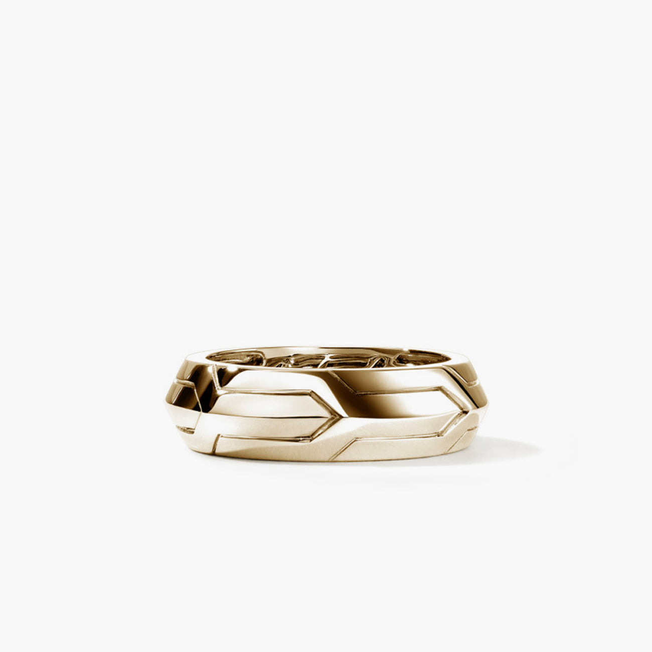 John Hardy Icon 50 14K Yellow Gold Band Ring - 5mm