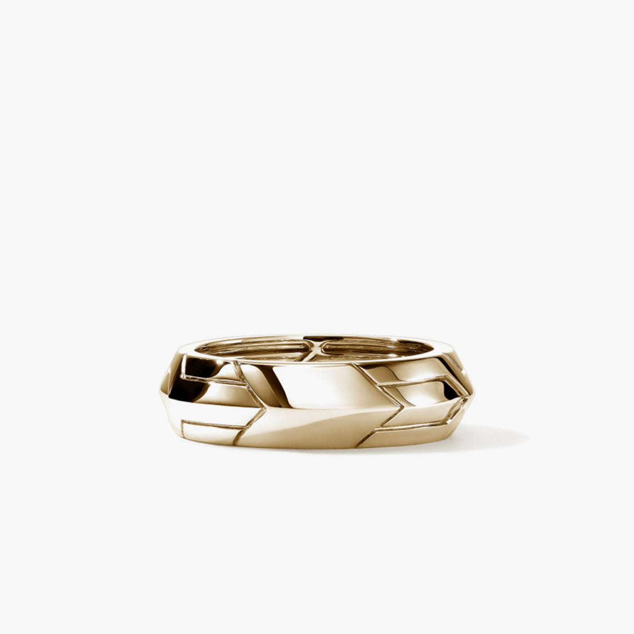 John Hardy Icon 50 14K Yellow Gold Band Ring - 5mm