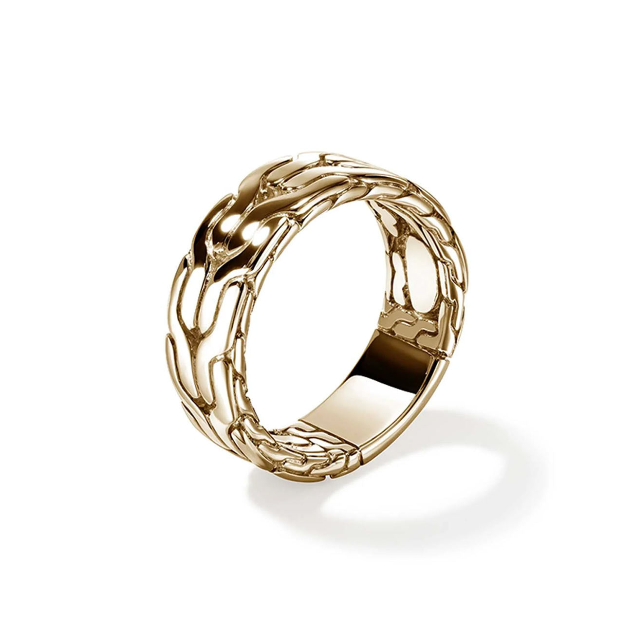 John Hardy 8mm Carved Chain Band