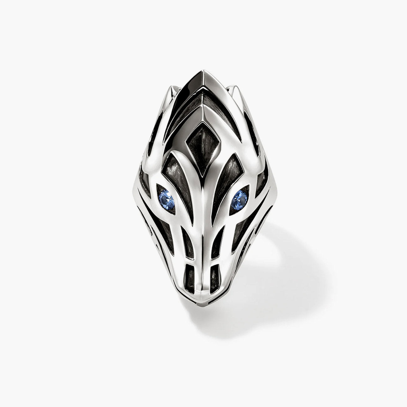 John Hardy Naga Large Silver Ring