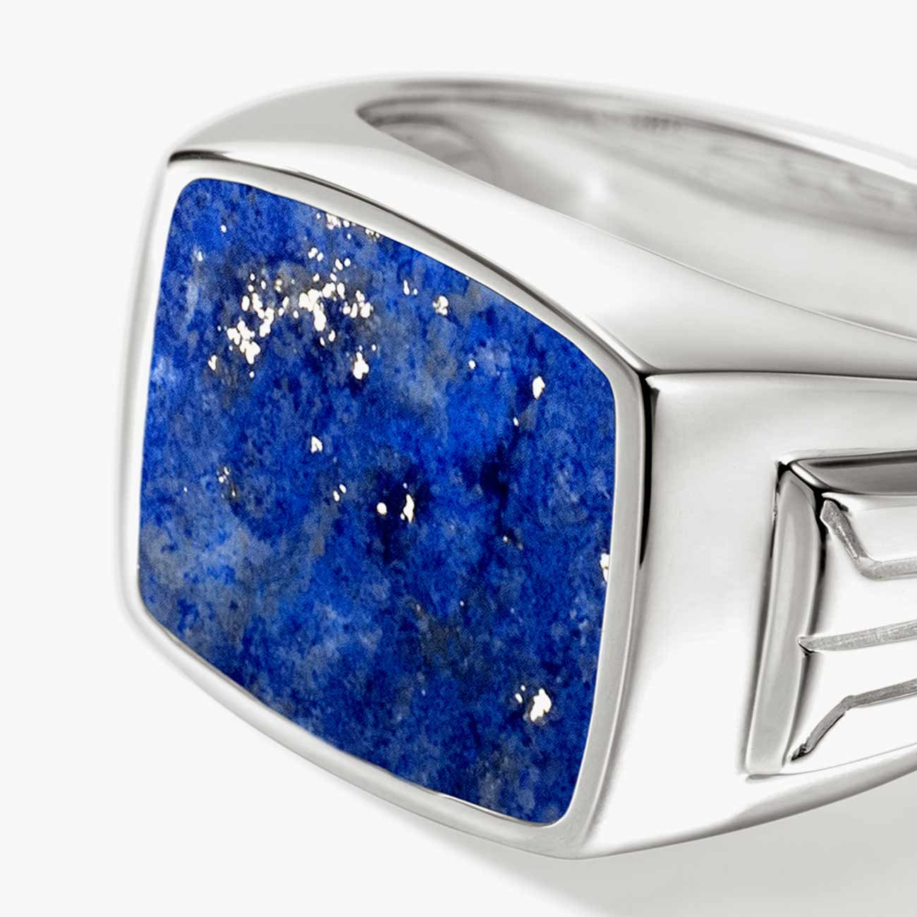 John Hardy Lapis Lazuli Silver Signet Ring