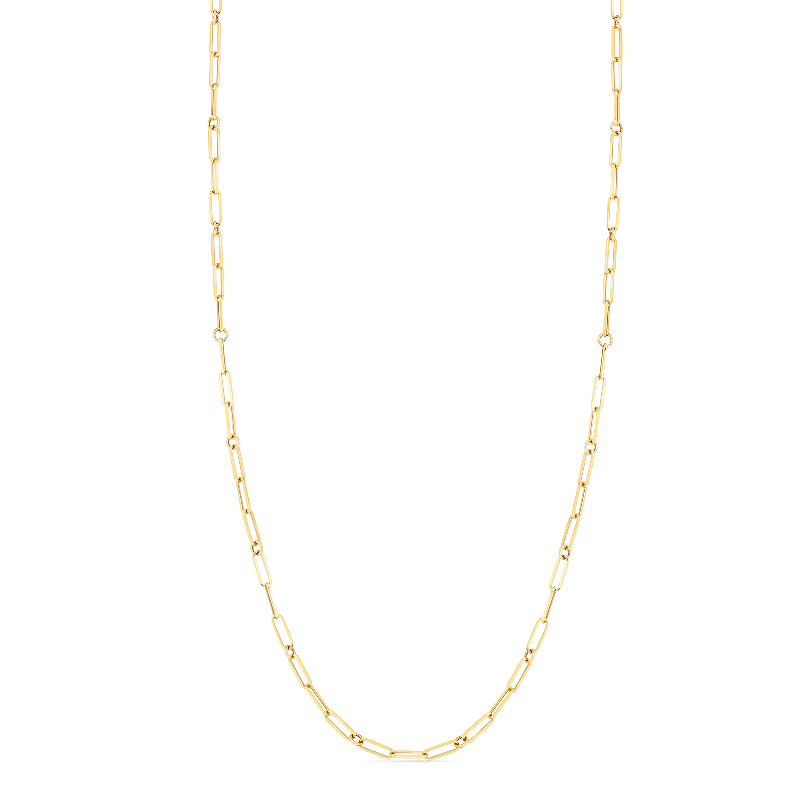 Roberto Coin Paper Clip Link Necklace