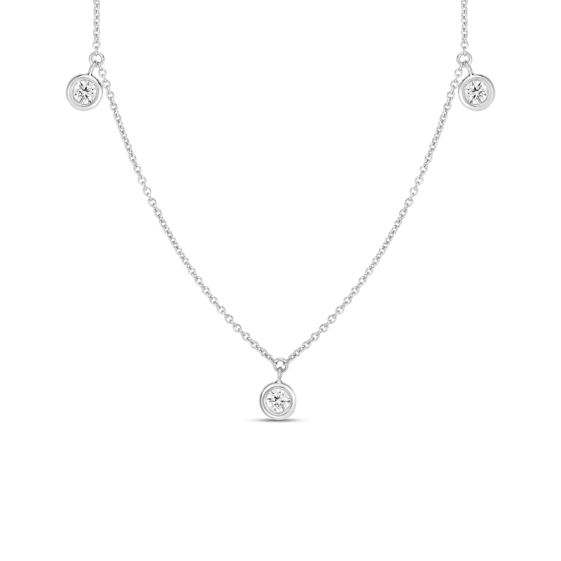 Roberto Coin Three Diamond Necklace