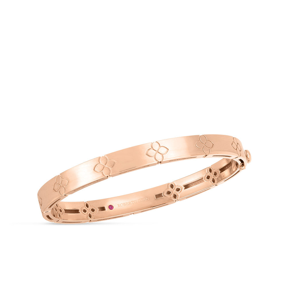 Roberto Coin Love In Verona Medium Flower Bangle