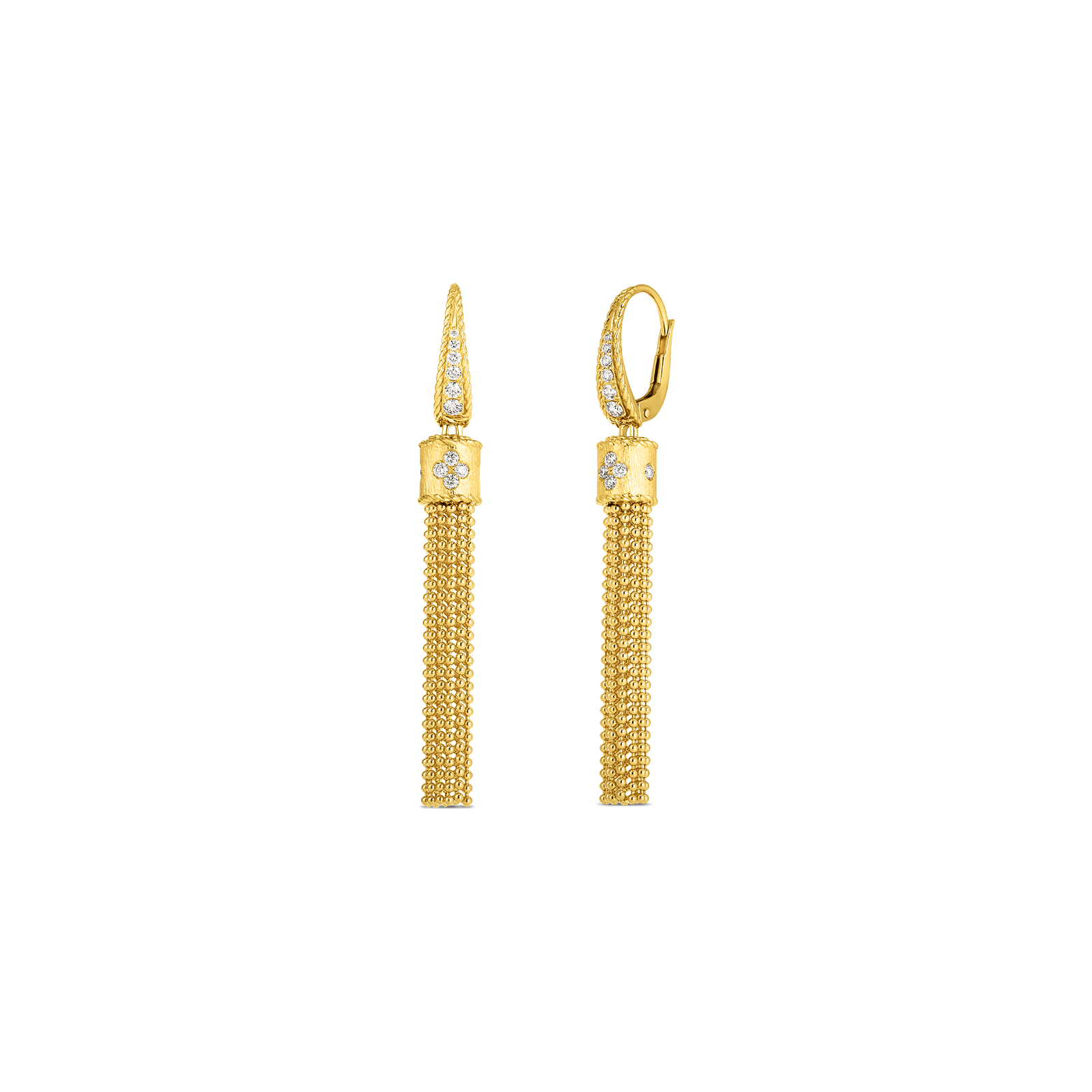 Roberto Coin Princess Diamond Tassel Earrings