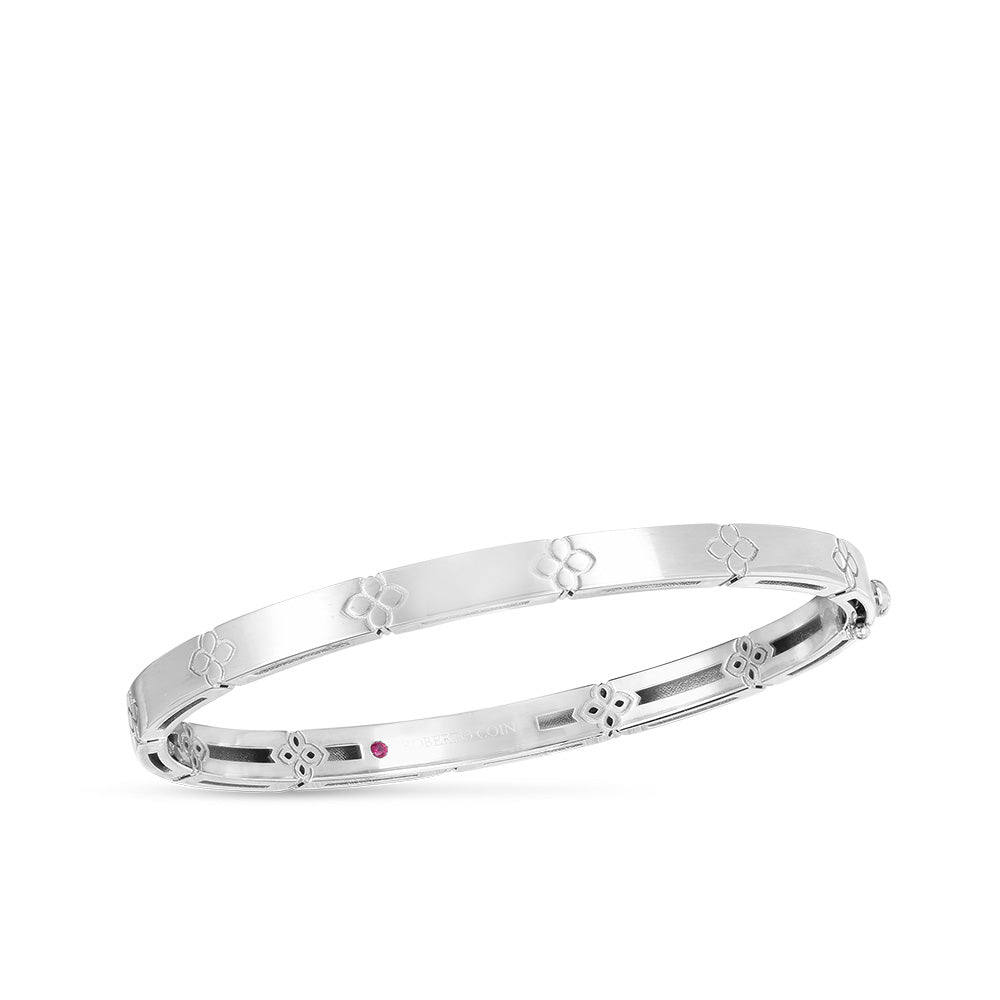Roberto Coin Love In Verona Narrow Flower Bangle