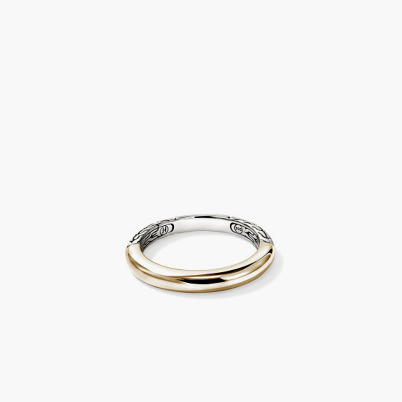 John Hardy Essentials Two-Tone Band Ring