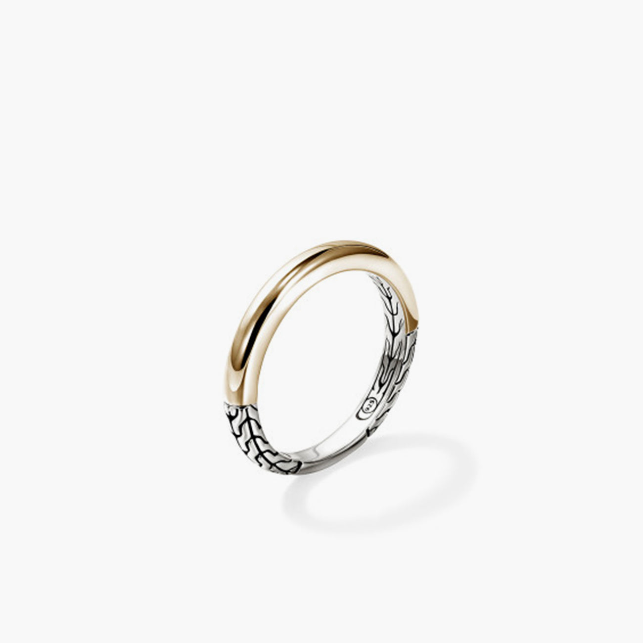 John Hardy Essentials Two-Tone Band Ring