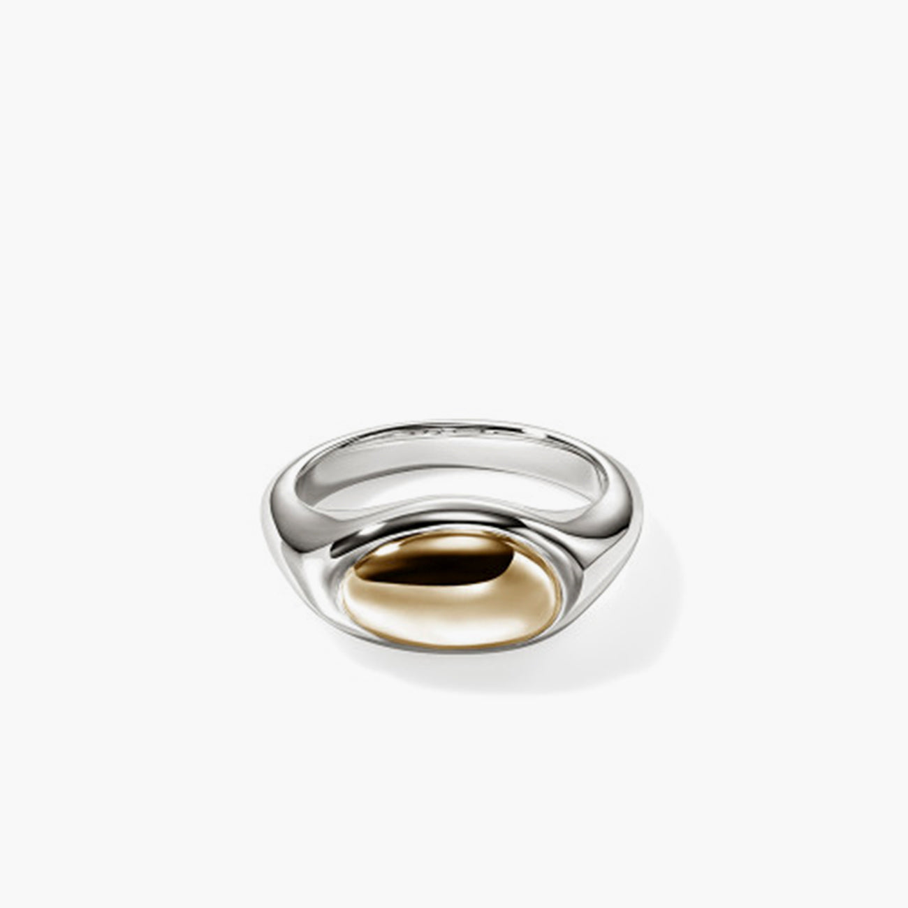 John Hardy Two-Tone Pebble Ring