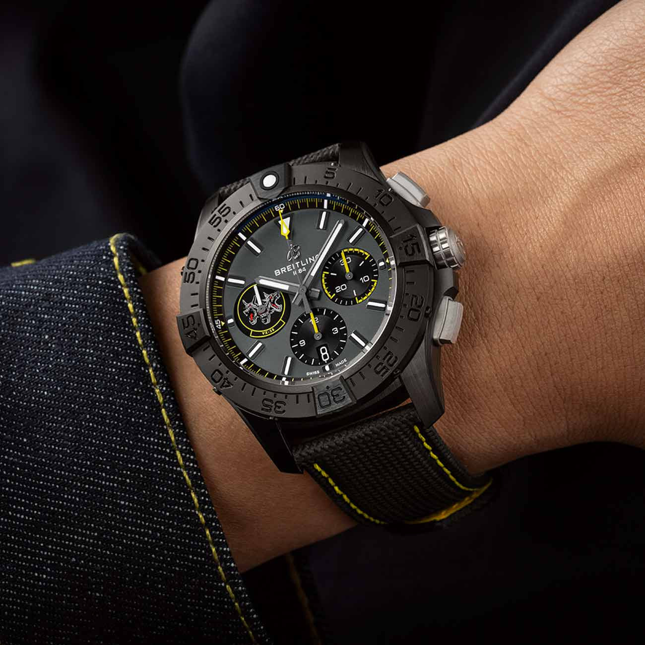 Breitling Avenger Night Mission USN Bloodhounds - 44mm