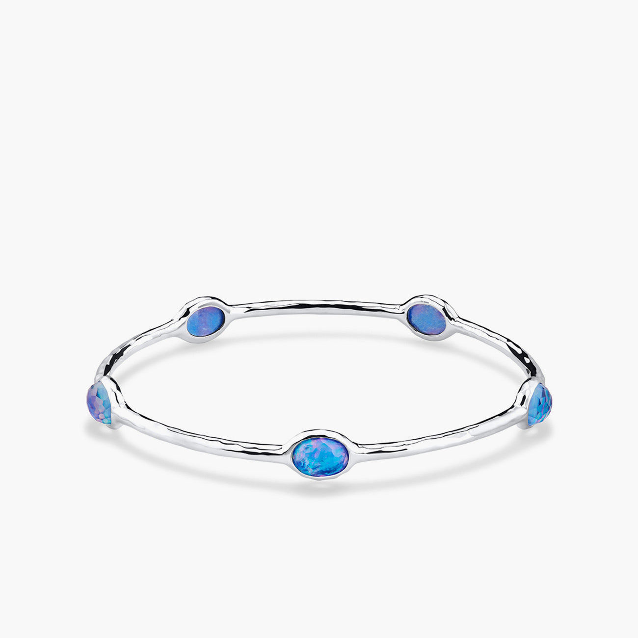 Ippolita Rock Candy 5-Stone Sterling Silver Bangle Bracelet