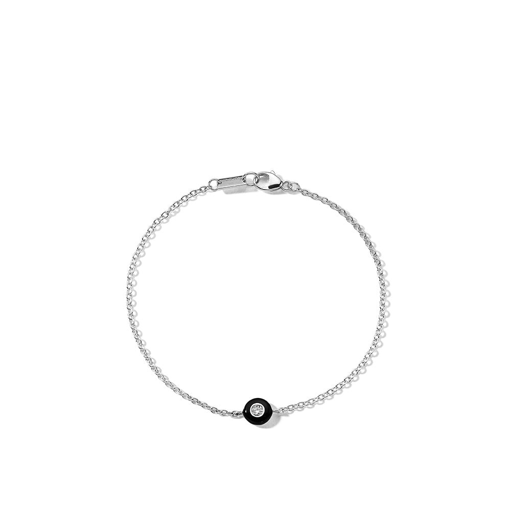 Ippolita Carnevale Stardust Black Ceramic Chain Bracelet