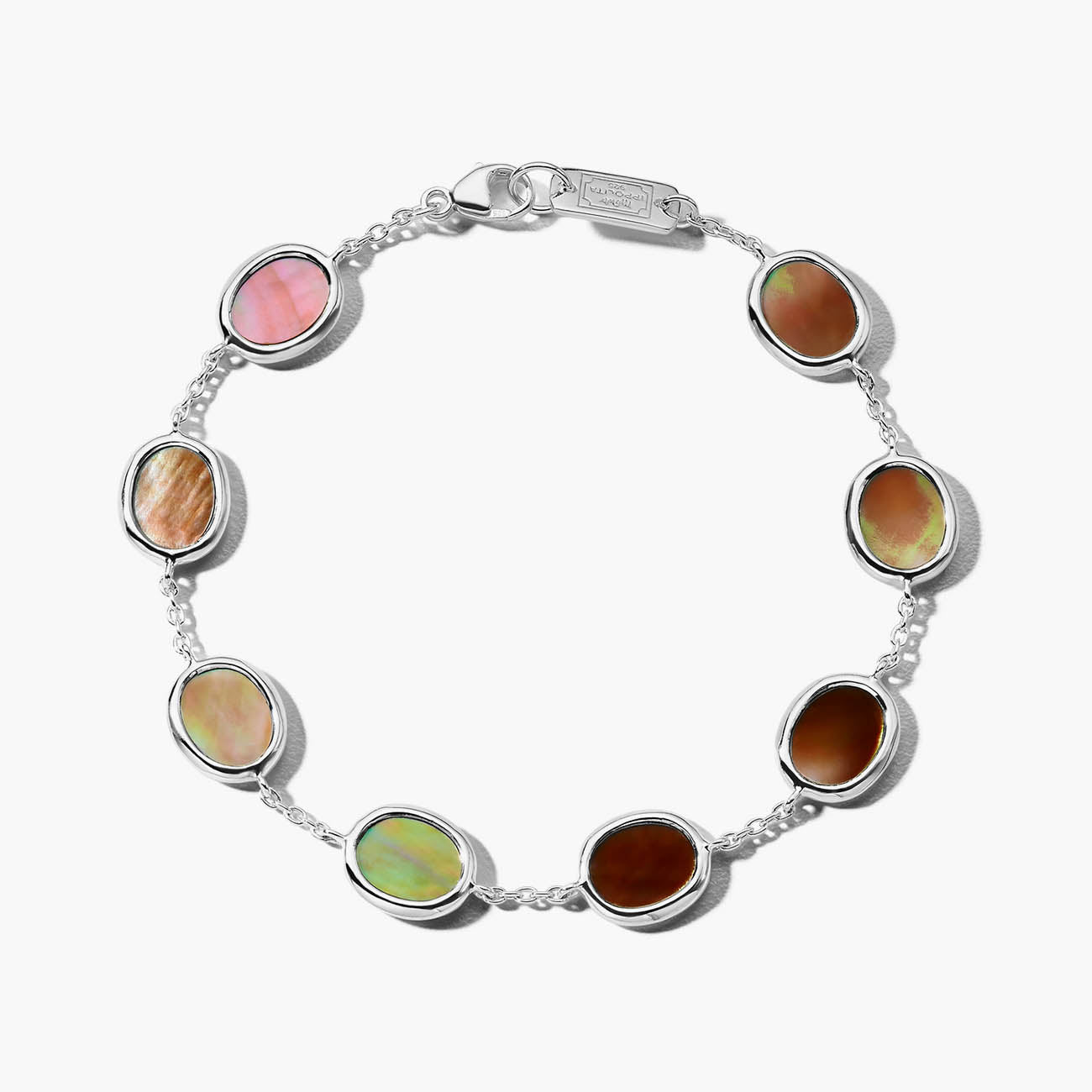 Ippolita Rock Candy Brown Shell Slice Station Bracelet