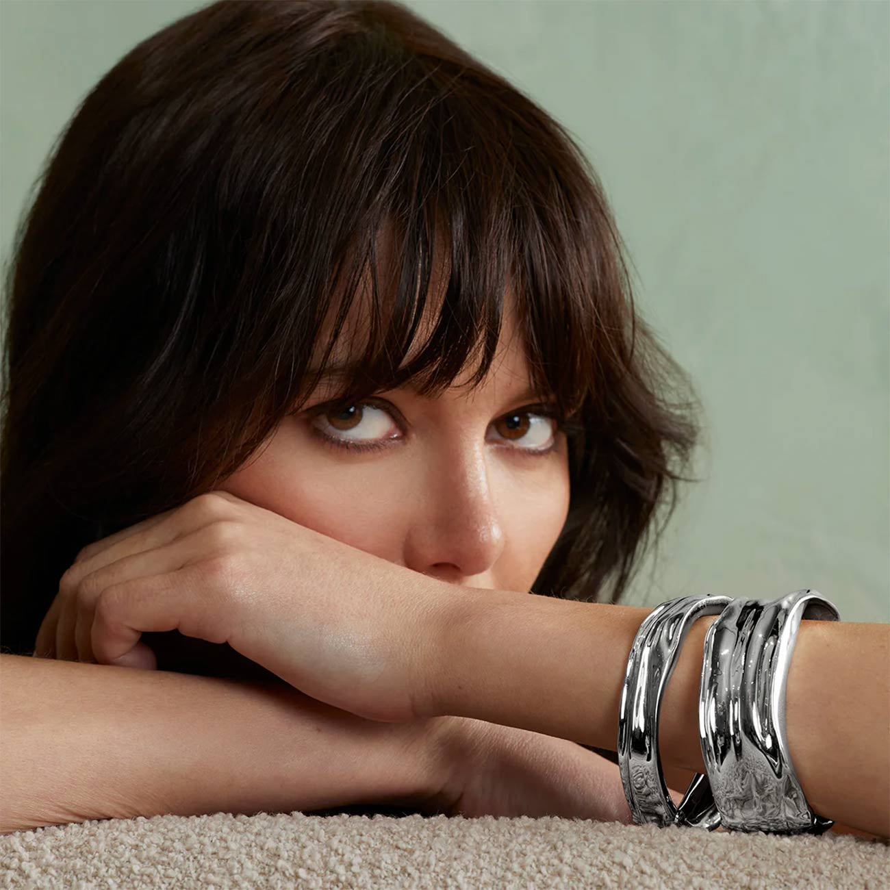 Ippolita Classico Crush Wide Hinged Bangle