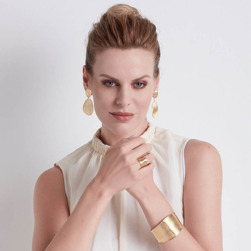 Marco Bicego Lunaria Yellow Gold Cuff