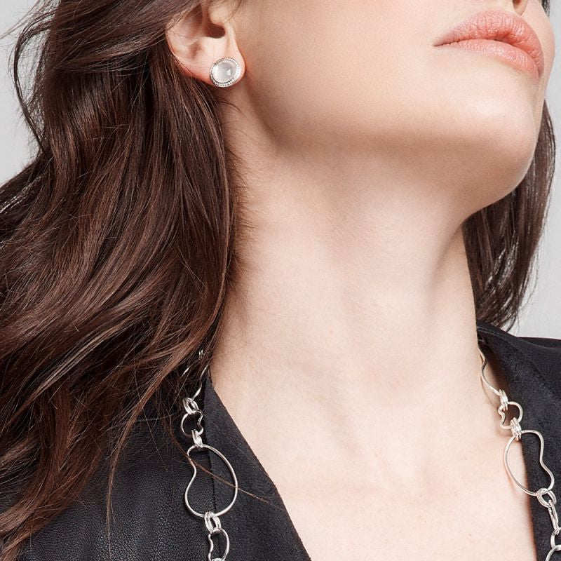 Ippolita Lollipop Mother of Pearl Diamond Studs