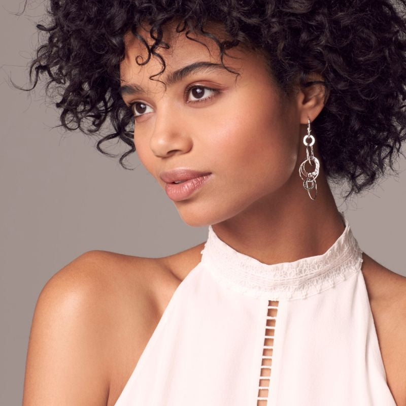 Ippolita Classico Interlinked Hoop Drop Earrings